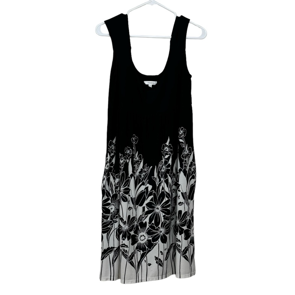 Dressbarn Women’s Black And White Floral Dress size 10